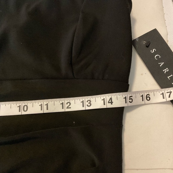 long dress, brand: Scarlett, black color. - Picture 8 of 9